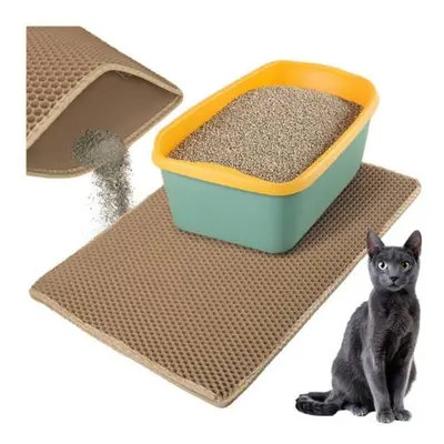 Purlov måtte til kattebakke 75x55 cm - beige Purlov