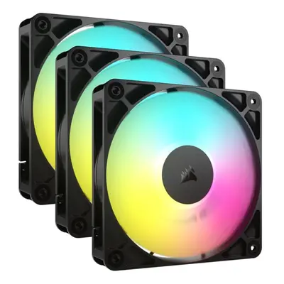 CORSAIR RS120 ARGB Triple Pack Fan 3-pack Sort 120 mm