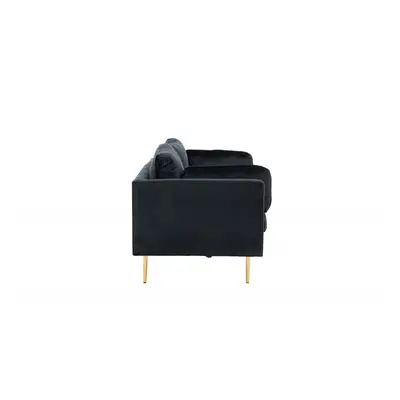 Boom sofa 3 personers velour sort