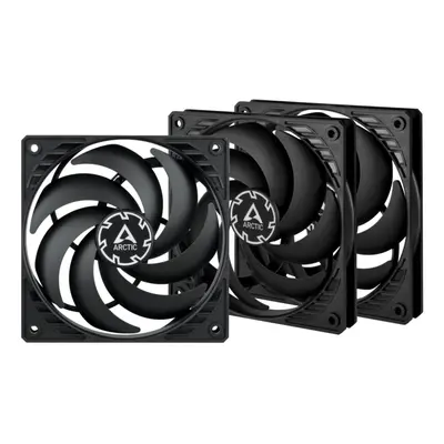 ARCTIC P12 Slim PWM PST Fan 3-pack Sort 120 mm