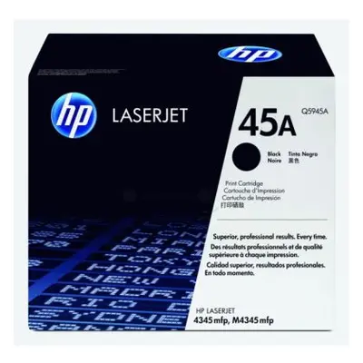 HP 45A - Sort - original - LaserJet - tonerpatron (Q5945A) - for LaserJet 4345mfp, 4345x, 4345xm, 4345xs, M4345, M4345x, M4345xm