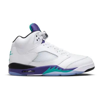 Air Jordan 5 Retro OG "Grape" - Men - Sneakers Jordan - White - HQ7978-100 - Size: 40.5