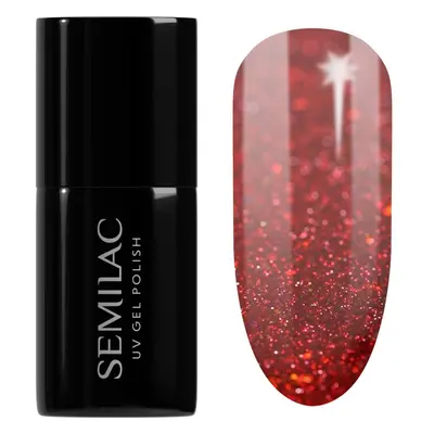 Semilac UV Hybrid Winter Collection Geleneglelak til UV/LED hærdning Skygge 609 Snow Berries 7 ml