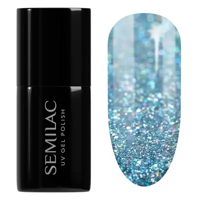 Semilac UV Hybrid Winter Collection Geleneglelak til UV/LED hærdning Skygge 610 Frosty Christmas 7 ml