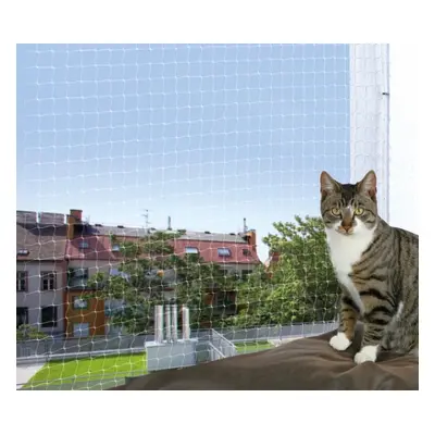 TRIXIE 44343, Sikkerhedsnet, Kat, Indendørs & udendørs, Transparent, Hvid, Nylon, 8000 mm
