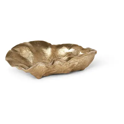 Ferm Living Oyster dekorationsskål 10,5 cm Messing