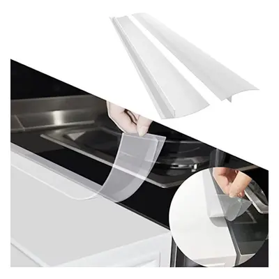 Komfurliste - holder det rent mellem komfur og skab 61,5 cm gennemsigtig 2-pack