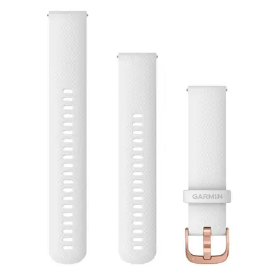 Garmin Quick Release 20 mm Silikonerem - Elegant Pulvergrå til Sportsur, Unisex