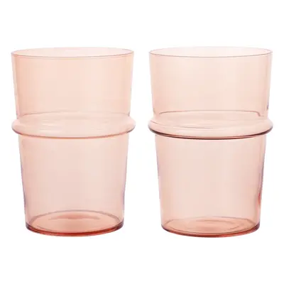 Ferm Living Boya drikkeglas højt 45 cl 2-pak Blush