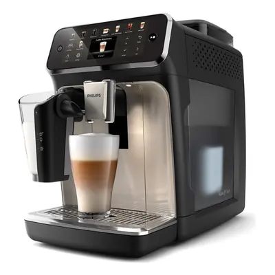 Philips 5500 series EP5547 - Automatisk kaffemaskine med capuccinatore - 15 bar - sort/krombelagt