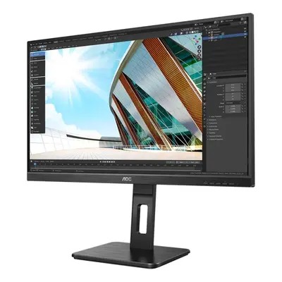 AOC 27P2Q - LED-skærm - 27 - 1920 x 1080 Full HD (1080p) @ 75 Hz - IPS - 250 cd/m² - 1000:1 - 4 ms - HDMI, DVI, DisplayPort, VGA