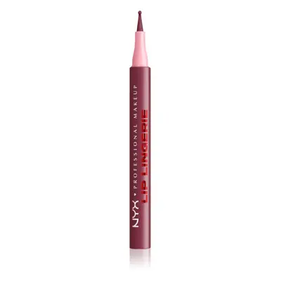 NYX Professional Makeup Lip Lingerie Læbe markør med længerevarende effekt Skygge 11 Hot & Heavy 1 ml