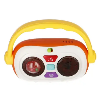 Bam-Bam Music Toy Silicone Bamboo Puzzle aktiviteter legetøj med melodi 18m+ Radio 1 stk.