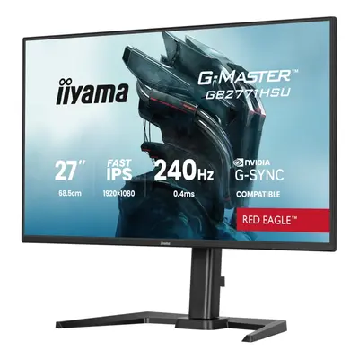 iiyama G-MASTER Red Eagle GB2771HSU-B1 27" Fast IPS 1920 x 1080 (Full HD) HDMI DisplayPort 240Hz