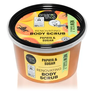 Organic Shop Organic Papaya & Sugar Sukker kropsskrub 250 ml