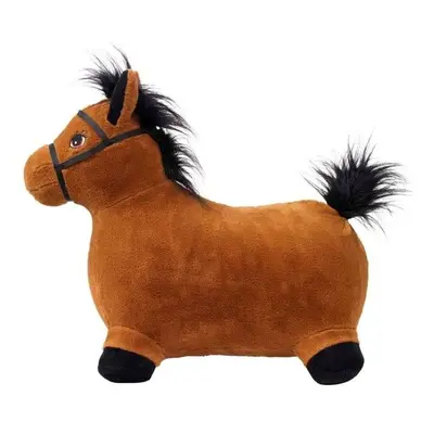 KREA Hop And Bounce Plush Horse, Brown