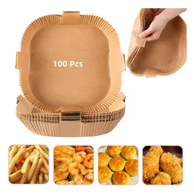 Air Fryer engangspapir med håndtag til frituregryder 100 stk Nature 20 cm