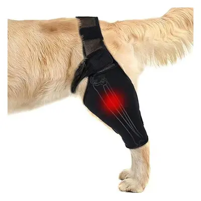 Benbøjle til hunde - åndbar knæbøjle til genopretning af brud L