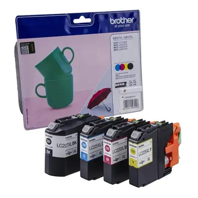 Brother LC 227XL/225XL Sort Gul Cyan Magenta 1200 sider Blæk