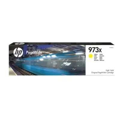 Blækpatron HP 973X F6T83AE, 7.000 sider, Gul