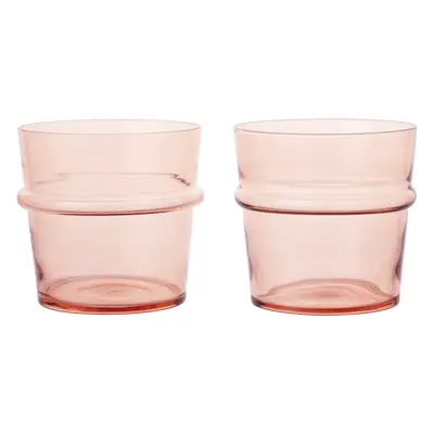 Ferm Living Boya drikkeglas lavt 30 cl 2-pak Blush