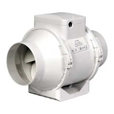 Duka Kanalventilator Ø125 hvid - Plast EL 125 TT