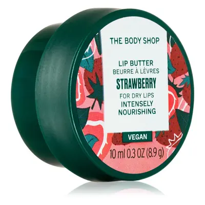 The Body Shop Strawberry Lip Butter Nærende læbepomade 10 ml