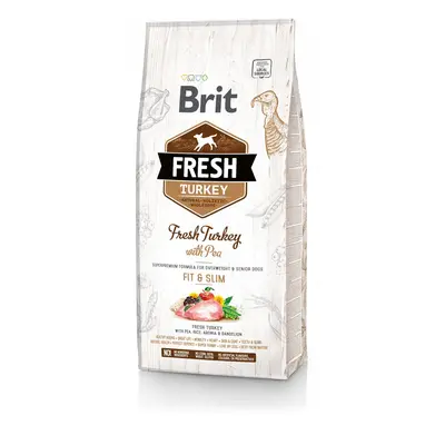 Brit Fresh Overweight & Senior dogs Fit & Slim, Turkey, 12 kg