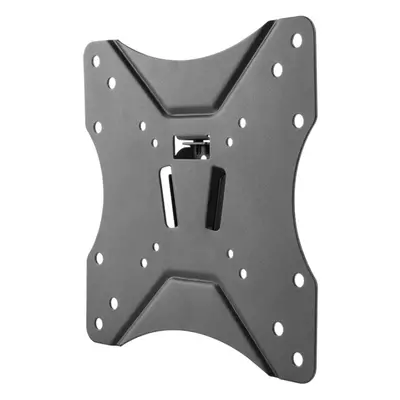 DELTACO OFFICE Compact Slim fast vægbeslag, 23-42 tommer, 25 kg, sort