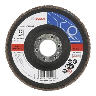 Bosch Lamelslibeskive B:m Ø115x22mm K80 Skrå - 2608606754