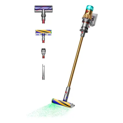 Dyson V12 Detect Slim Absolute, 2-i-1 stangstøvsuger, Poseløs, Guld, Dry, HEPA, Cyclonisk