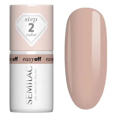 Semilac Easy Off Step 2 Geleneglelak til UV/LED hærdning Skygge Caffe Frappe 7 ml