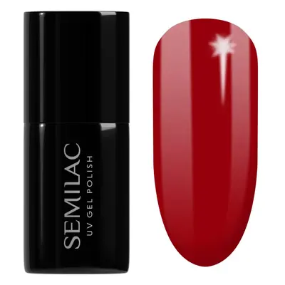 Semilac UV Hybrid Winter Collection Geleneglelak til UV/LED hærdning Skygge 608 Soft Red 7 ml
