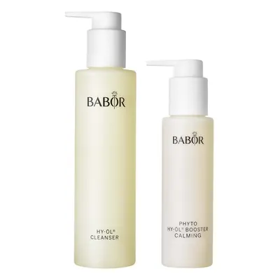 Babor Hy-Oil Cleansing Phyto Booster Calming Set 300 ml Cleansing Oil 200ml/Booster Calming 100ml - For Sensitive Skin