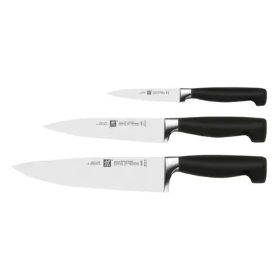 ZWILLING Four Star - Knivsæt - 3 stk. - sort håndtag