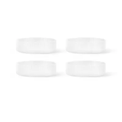 Ferm Living Ripple morgenmadsskål 4-pak Frosted