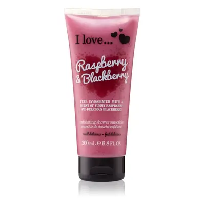 I Love Raspberry & Blackberry Brusegel med exfolierende effekt 200 ml