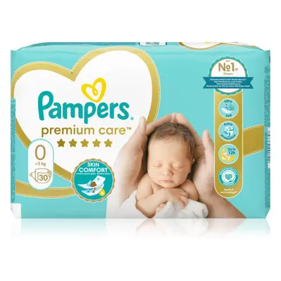 Pampers Premium Care Size 0 engangsbleer < 3kg 30 stk.