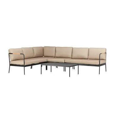 Pehnna loungesæt 2 dele beige,sort