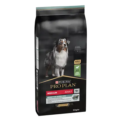 Purina Medium Adult Sensitive Digestion with OPTIDIGEST, Voksen, Maxi (26 - 44 kg), Lam, 14 kg