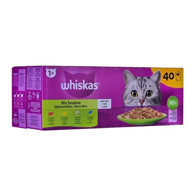 WHISKAS Mix Favourites in jelly - vådfoder til katte - 40x85 g