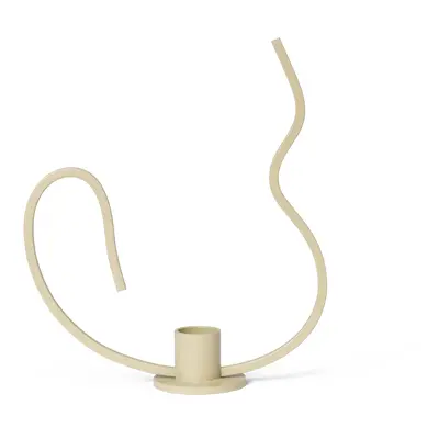 Ferm Living Valse lysestage low Cashmere