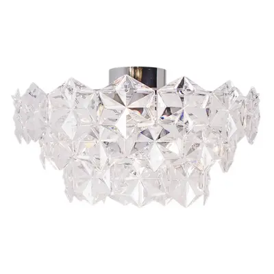 By Rydéns Monarque plafond-loftslampe krom