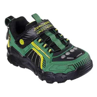Skechers Adventure Track Sneaker Grøn Med Blinklys Og John Deere Tema - Str. 30