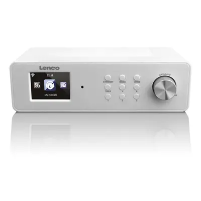 Lenco - Internetradio til køkkenet med FM White - KCR-2014