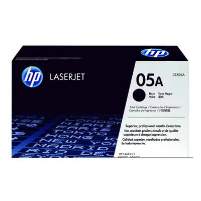 HP 05A - Sort - original - LaserJet - tonerpatron (CE505A) - for LaserJet P2035, P2035n, P2055, P2055d, P2055dn, P2055x