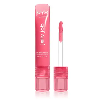 NYX Professional Makeup Jelly Job Glitrende læbeglans Med forstørrende effekt Skygge Jelly Blushin 7.5 ml