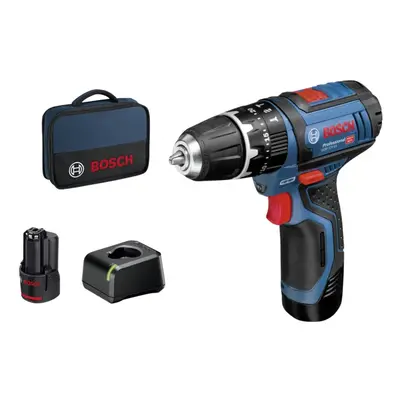 Bosch AKKUSLAGBOREMASKINE GSB 12V-15 2X2AH BAG