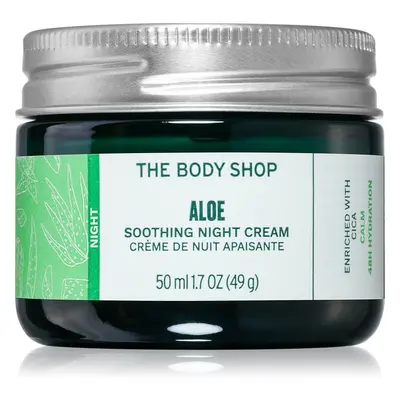 The Body Shop Aloe Soothing Night Cream Lindrende natcreme til sensitiv hud 50 ml