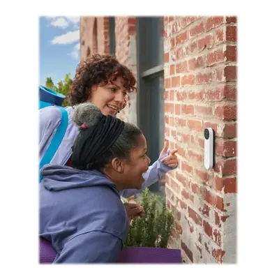 Google Nest - Dørringeklokke - trådløs - Bluetooth, 802.11a/b/g/n - 2.4 Ghz, 5 GHz - sne